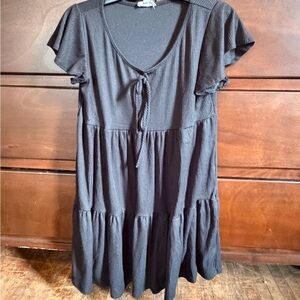 Stylish Black Knit dress